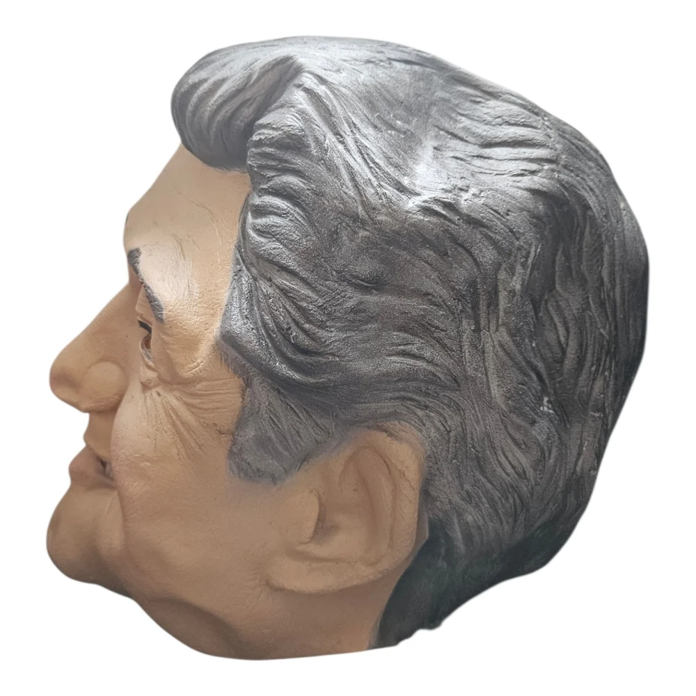 Vintage Cesar 1992 Preside Bill Clinton Halloween Prop Mask Politics Costume